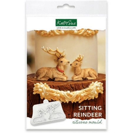 silicone christmas reindeer mold
