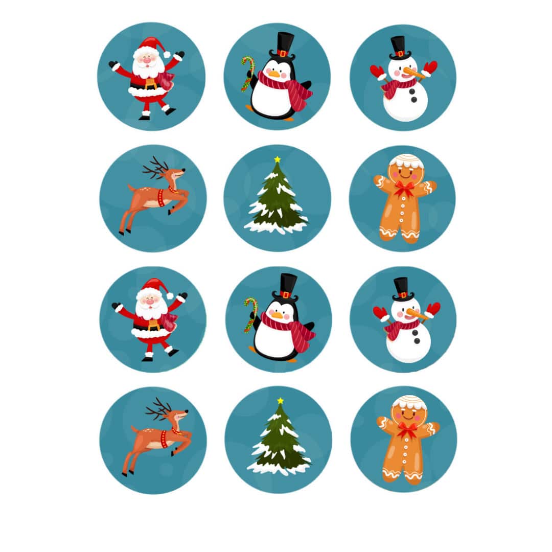 mini-discs-edible-sugar-christmas