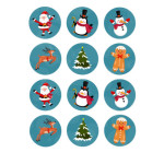 mini-discs-edible-sugar-christmas