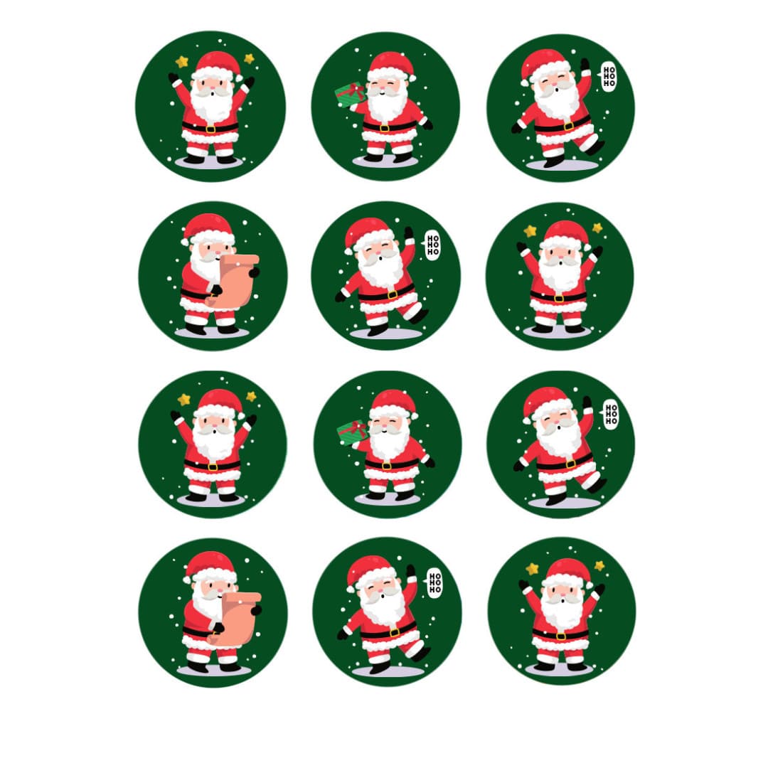 12-mini-discs-santa-christmas