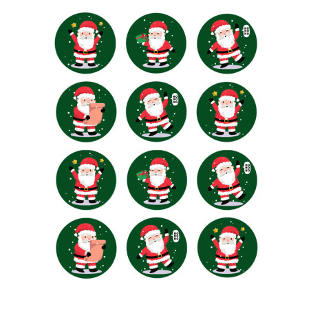 12-mini-discs-santa-christmas