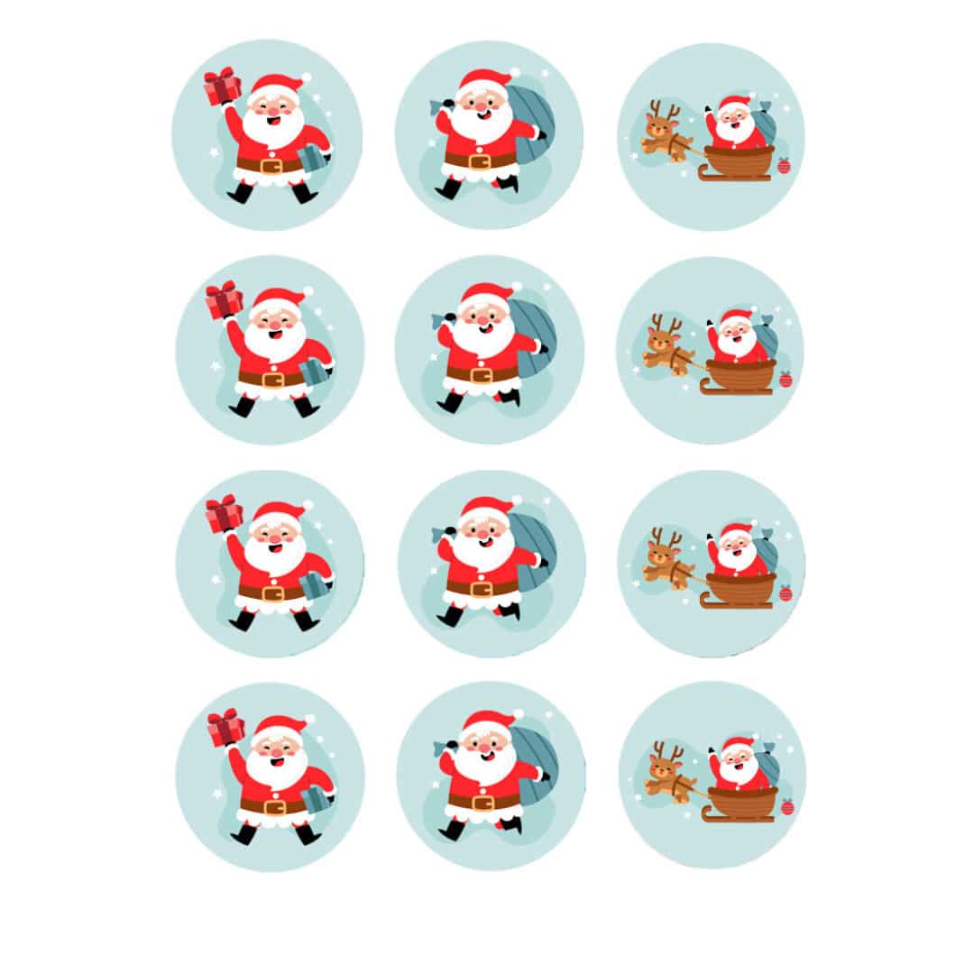 mini-discs-sugar-santa-christmas