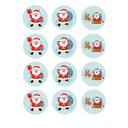 mini-discs-sugar-santa-christmas