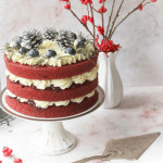 designer cake with enchanted cream