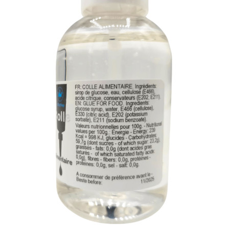 Food glue with brush 63 gr | Silkytop