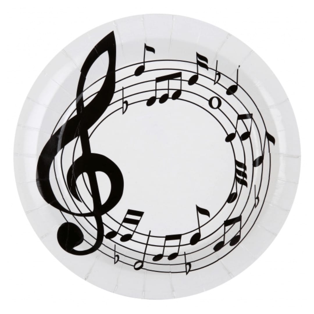musical-note-plates