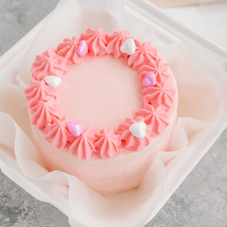 pink bento cake