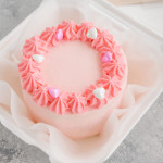 pink bento cake