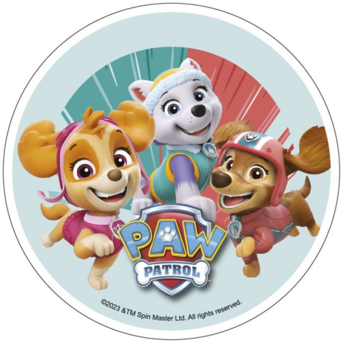 Paw Patrol sugar disc 20 cm