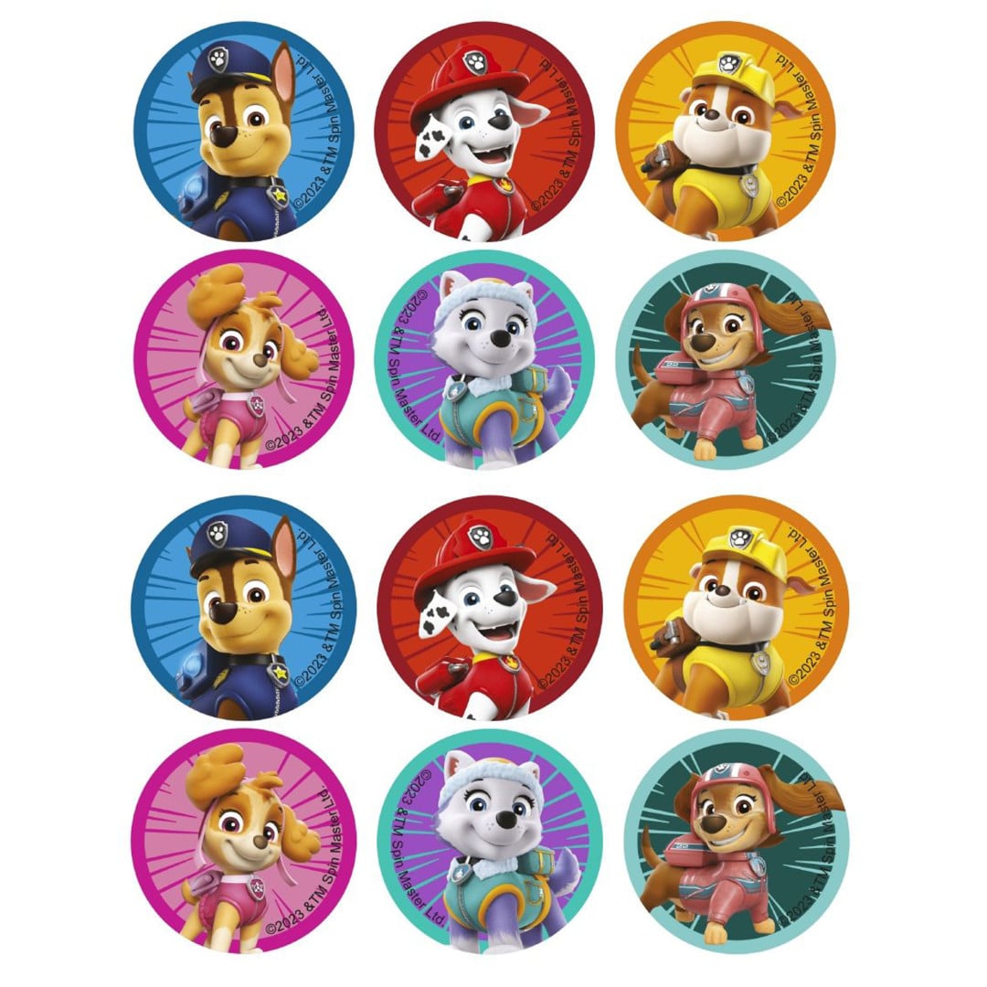 12-sugar-discs-for-paw-patrol-cupcakes