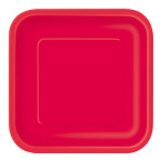 red square plate