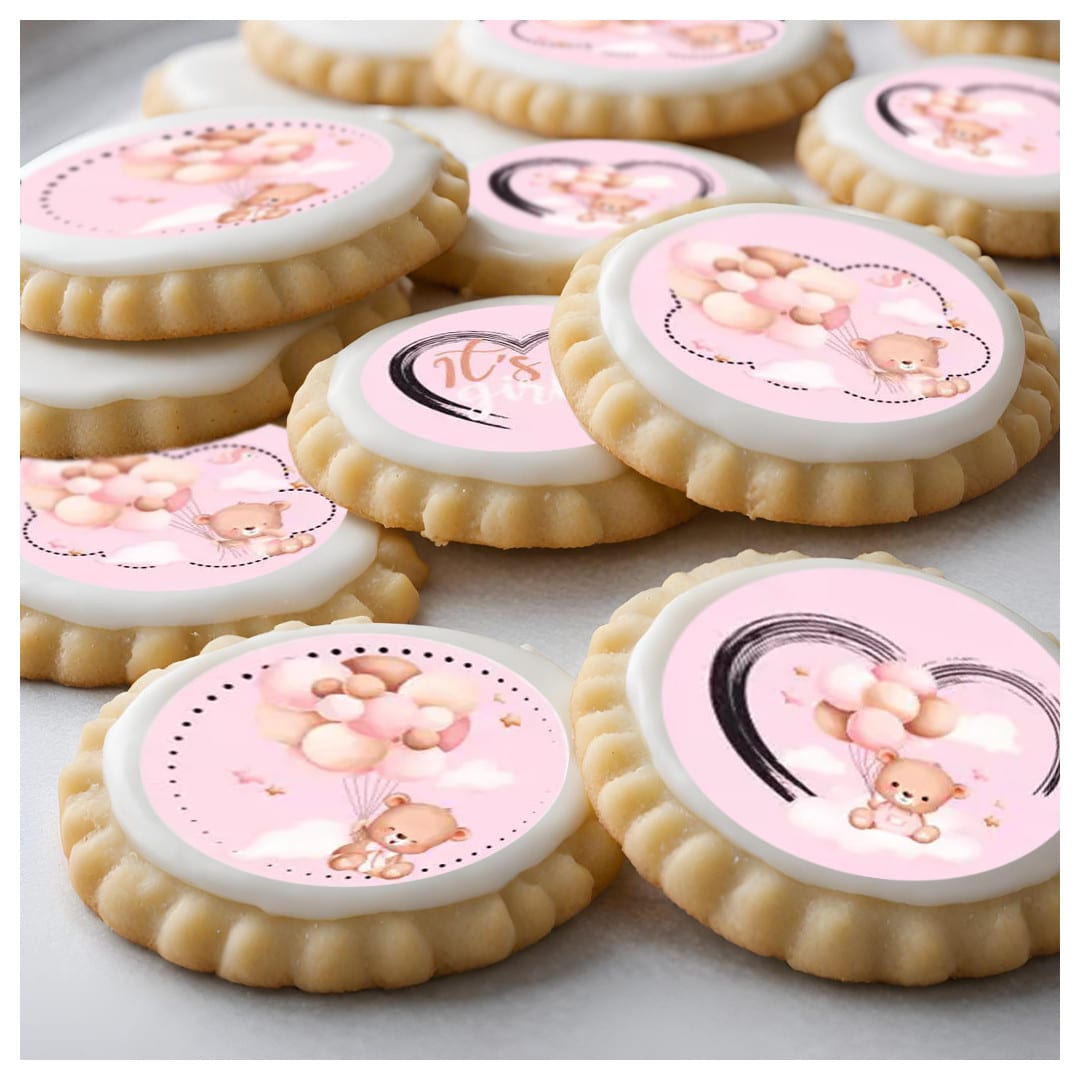 12-Mini-sugar-discs-baby-shower-girl-5-cm-sand