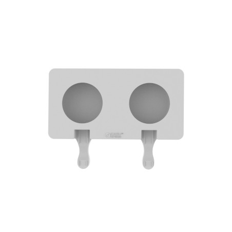 round 3d silikomart mold from above