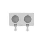 round 3d silikomart mold from above