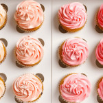 pink cupcake in cupcake box