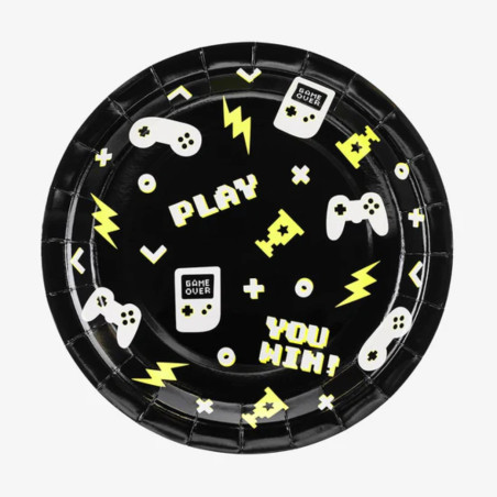 video game plates