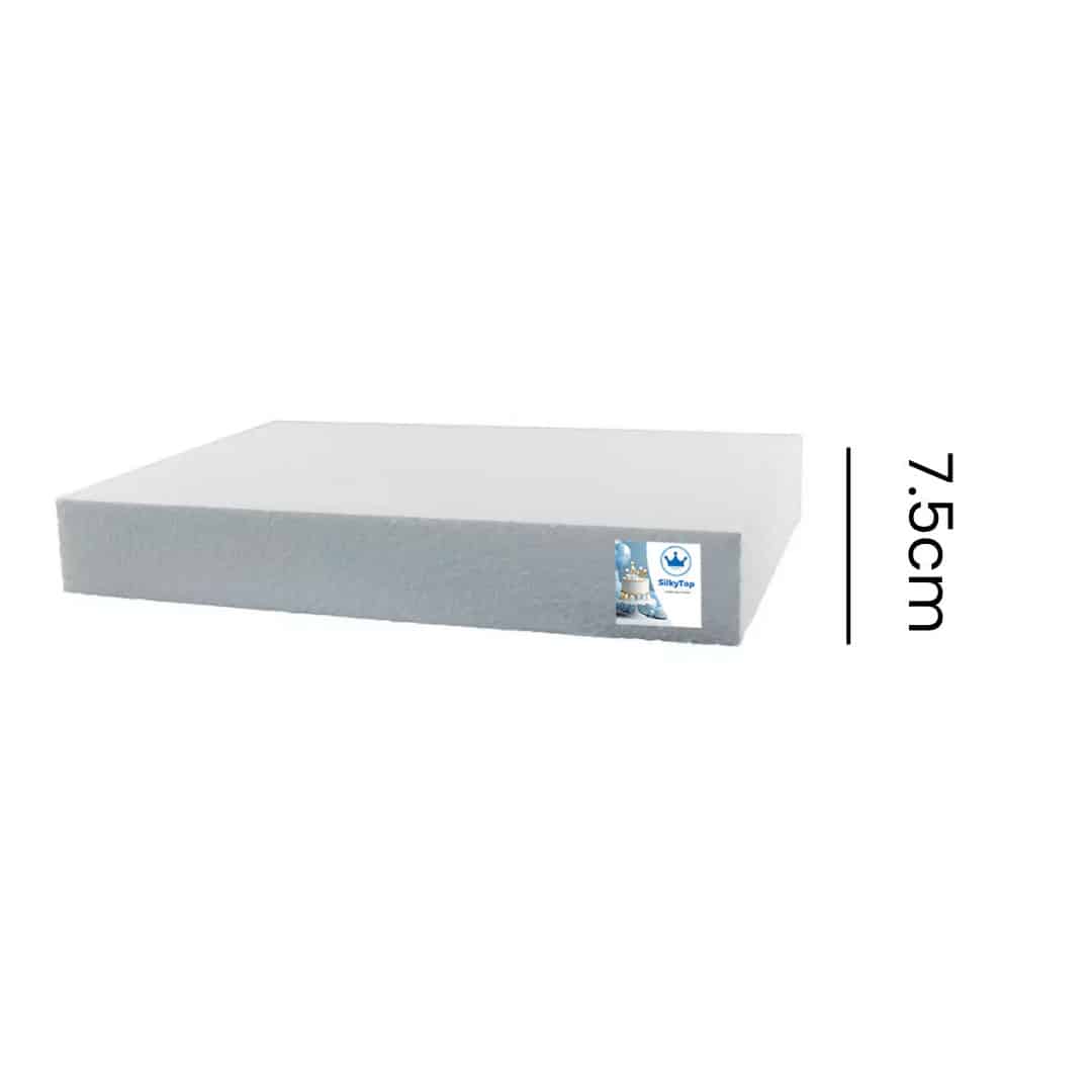 dummy cake silkytop rectangular 7.5cm high