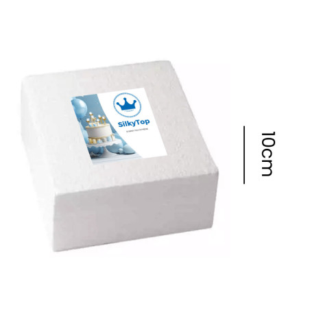 dummy cake silkytop square 10cm high