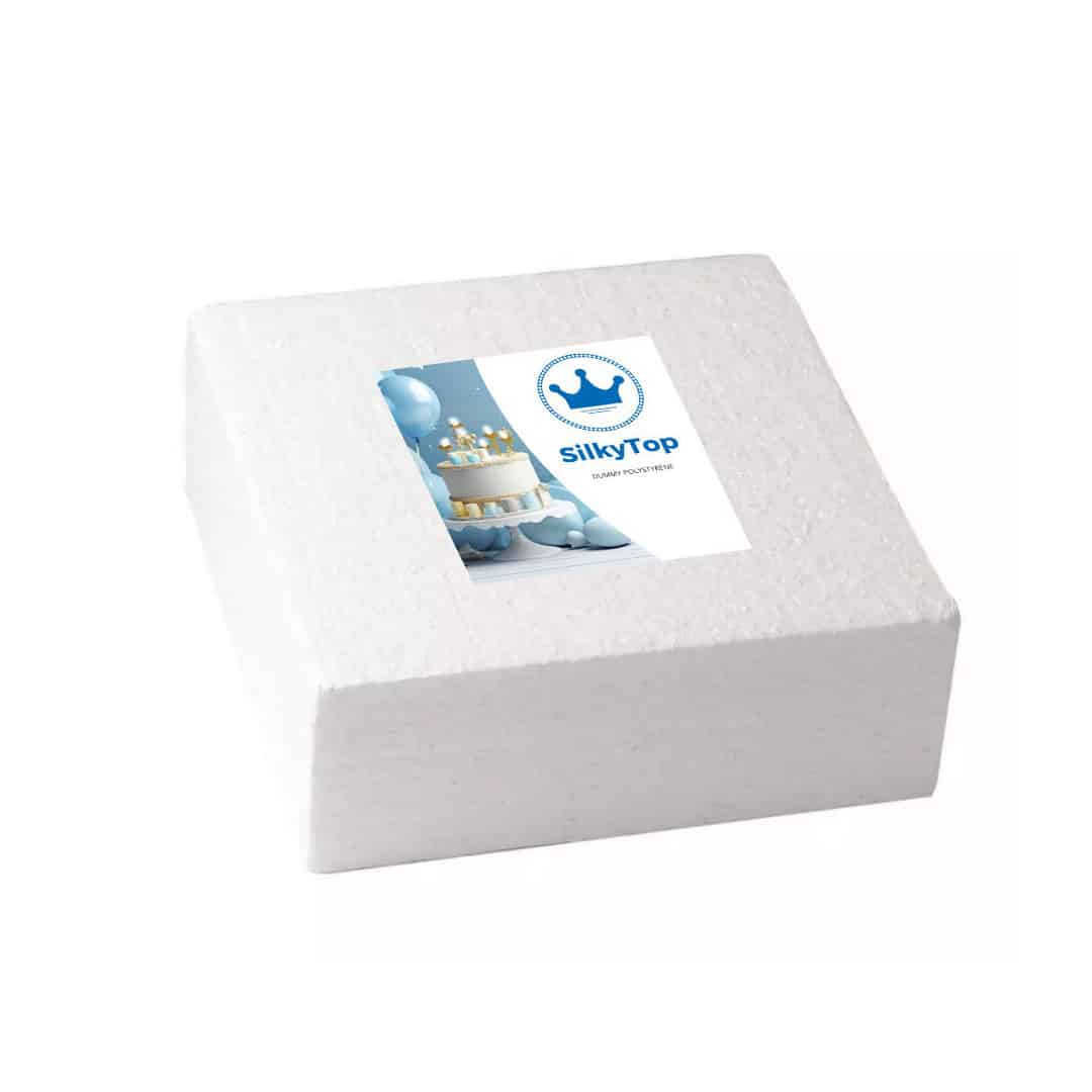 dummy cake silkytop square 7.5cm high
