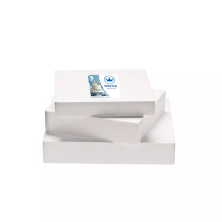 Square polystyrene dummy Height 5 cm silkytop