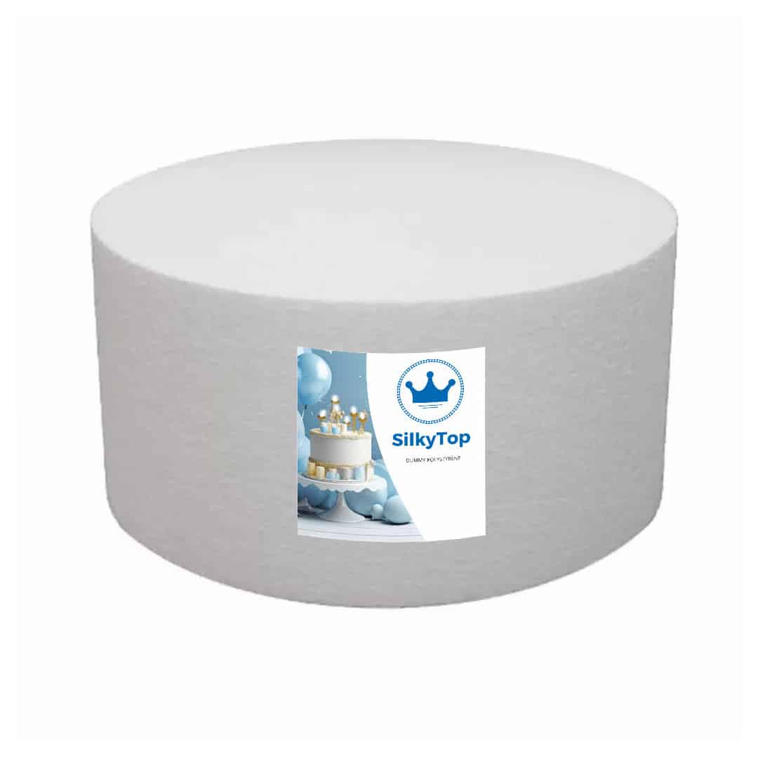 round dummy cake 12.5cm high silkytop