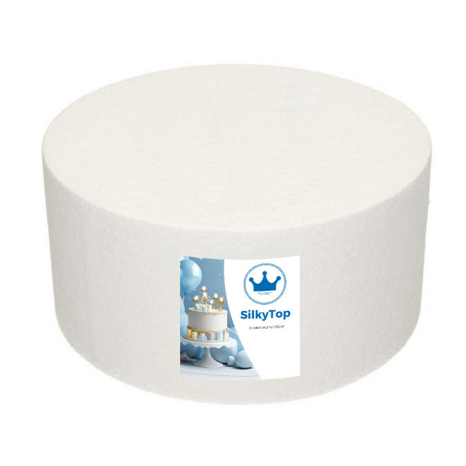 dummy cake silkytop round 10cm high