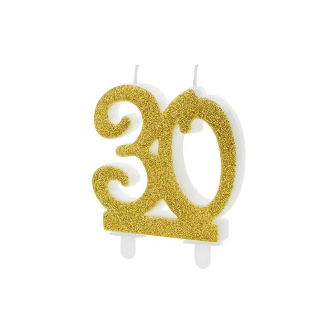 candle-30-years-gold