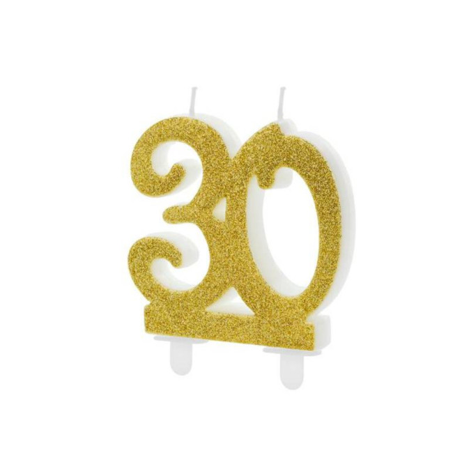 candle-30-years-gold