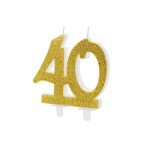candle-40-years-gold