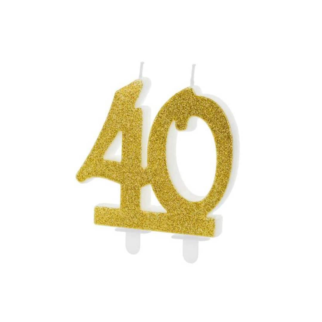 candle-40-years-gold