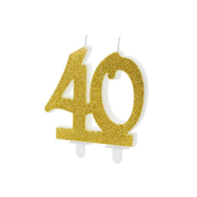 candle-40-years-gold