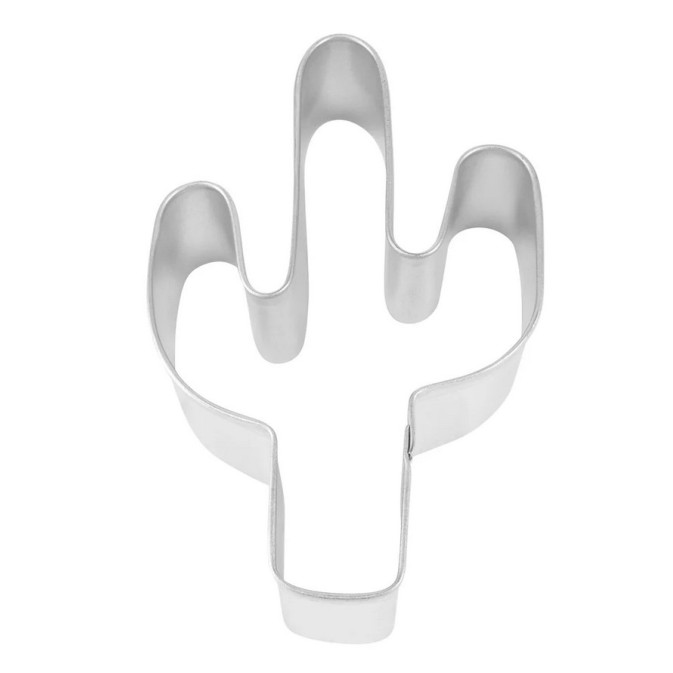 Metal cactus cactus cookie cutter