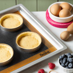 tartlets on a silicone mat