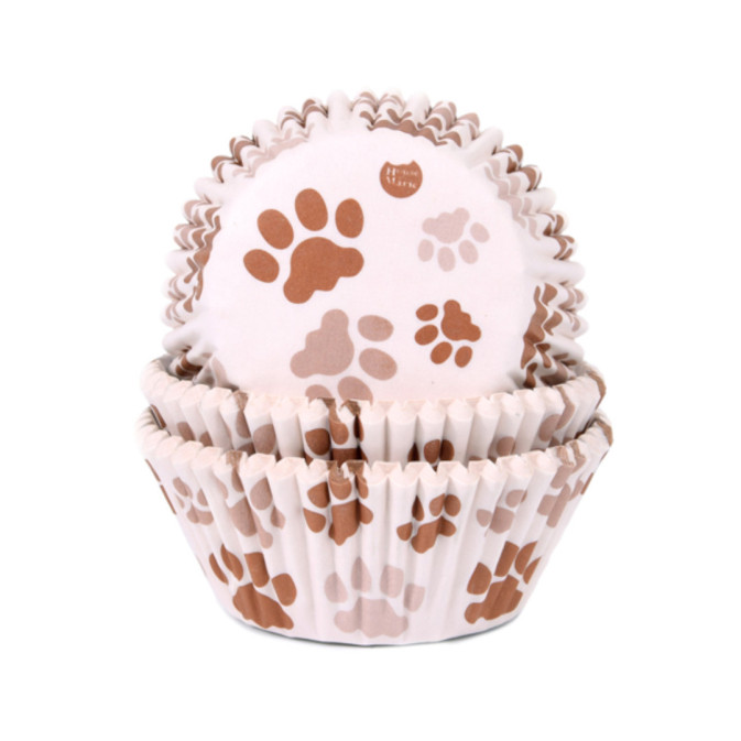 dog print cupcake case