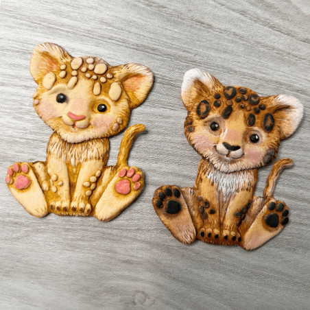 modeling made with the lion cub modeling mold