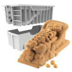 north pole silicone log mold