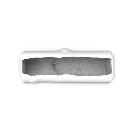Signature Yule log mould, top view