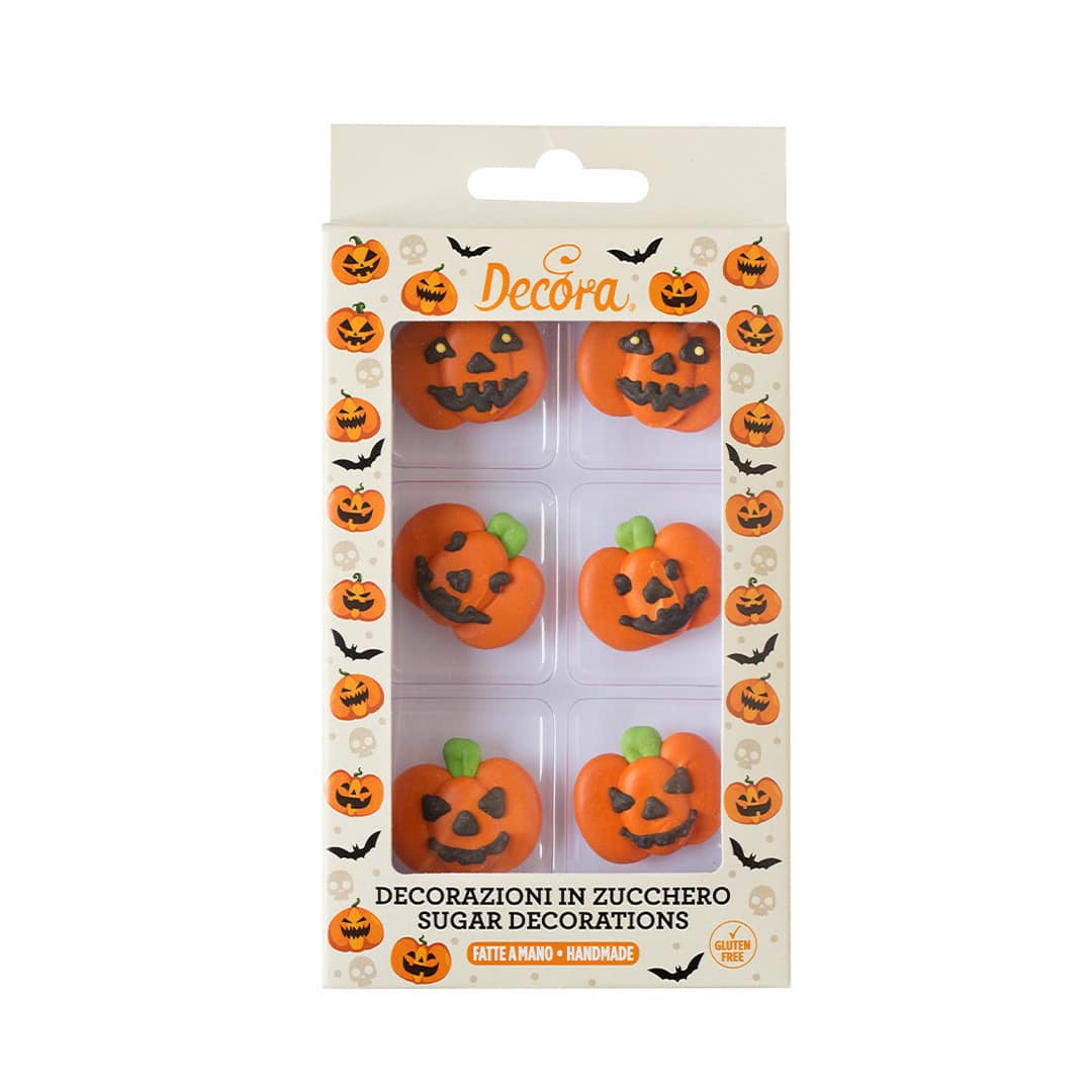 6 pumpkin sugar subjects - Decora