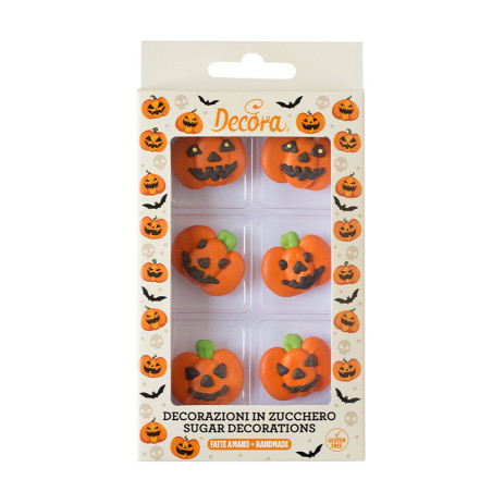 6 pumpkin sugar subjects - Decora