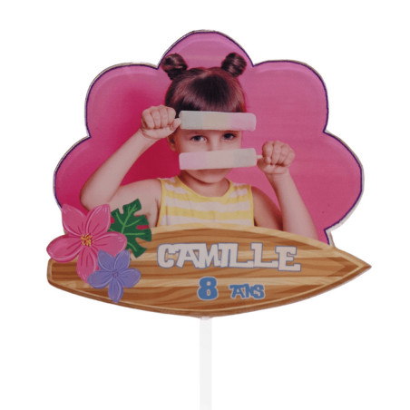 cake topper stitch on a cake design