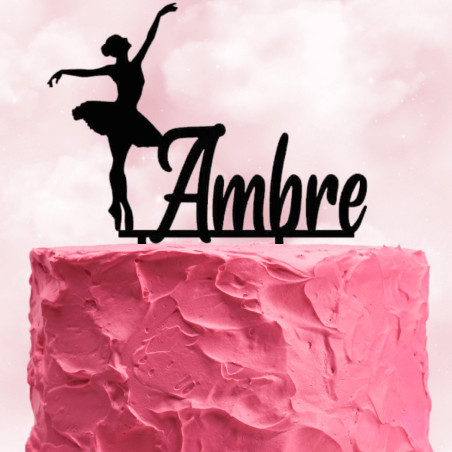 Personalized Dancer Cake Topper