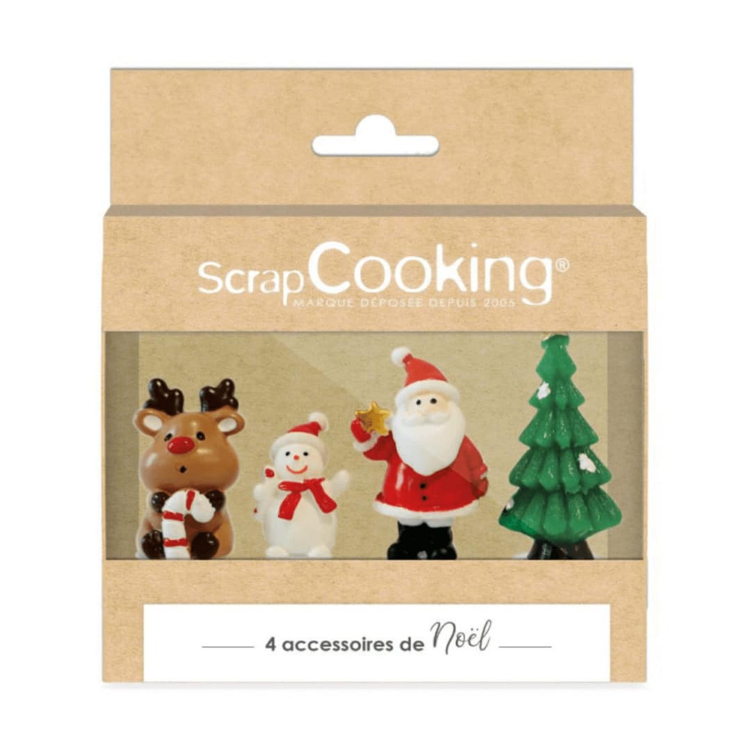 4 Christmas decorations