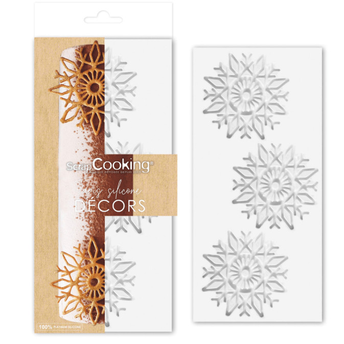 Snowflake Silicone Texture Mat