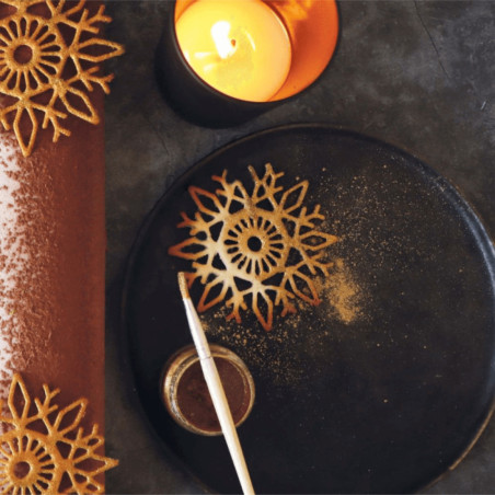Snowflake Silicone Texture Mat