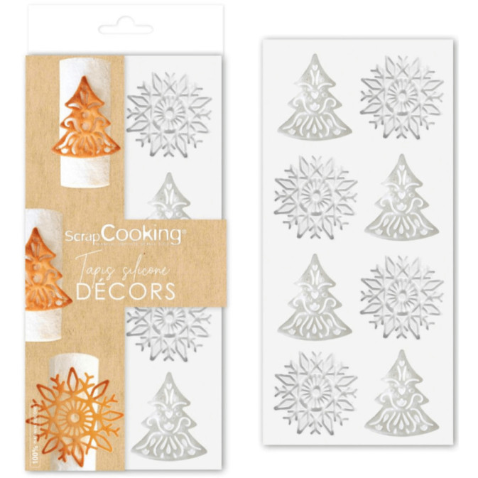 silicone christmas texture mat