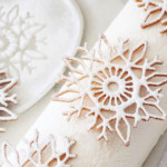 deco log snowflake log