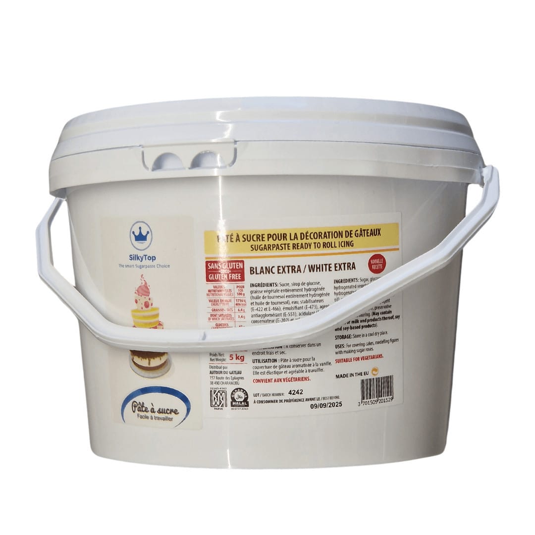 SilkyTop White sugar paste 5 kg / Best value for money