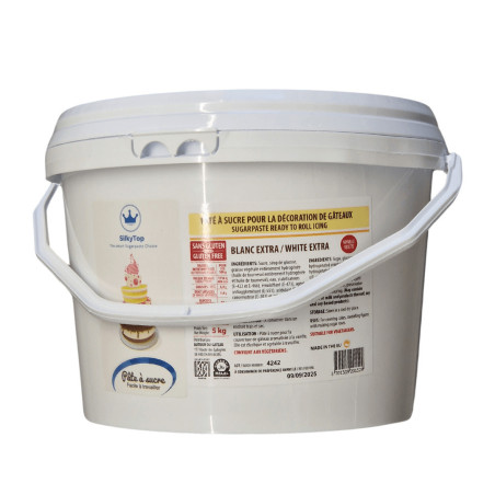SilkyTop White sugar paste 5 kg / Best value for money