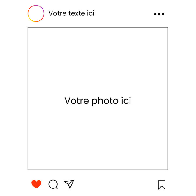 Edible photo A4 Facebook