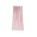 10 giant rose gold candles